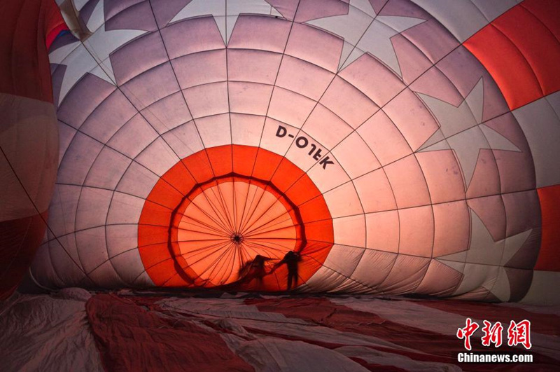 Internationales Hei?luftballon-Festival in Israel