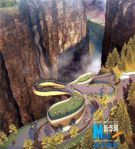 Weltweit erste freitragende Brücke aus Glas