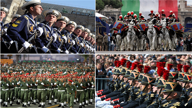 Milit?rparaden in verschiedenen L?ndern