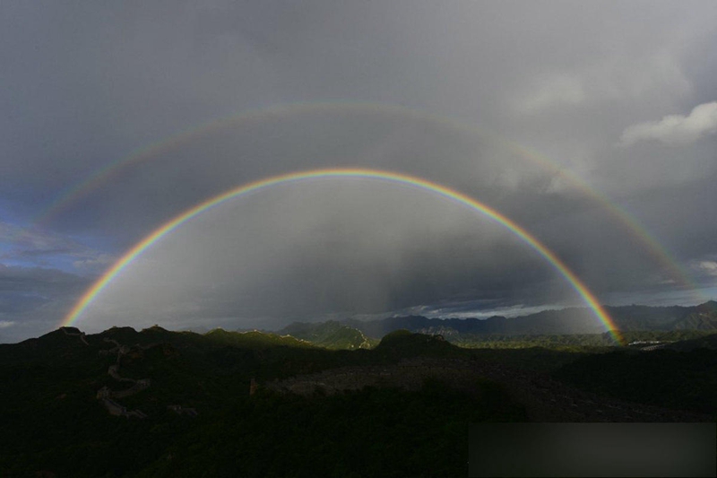 Der Doppelregenbogen in Chengde