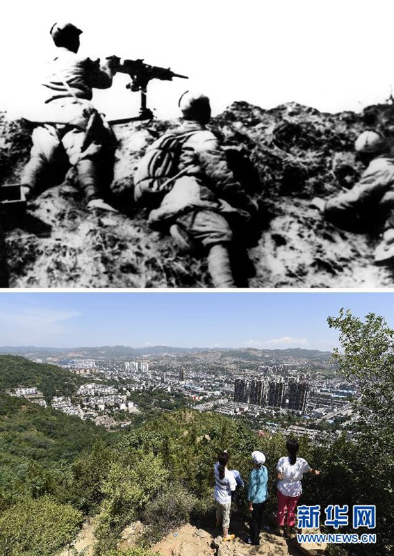 China in der Kriegszeit und heute