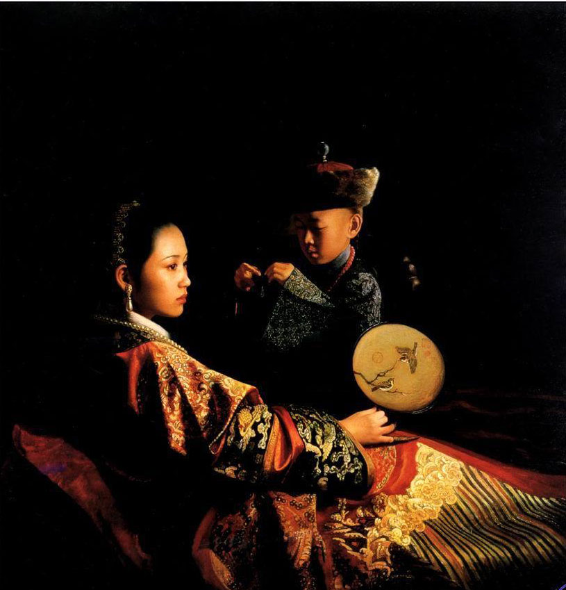 ?lmalerei: Einsame Frauen in der Verbotenen Stadt