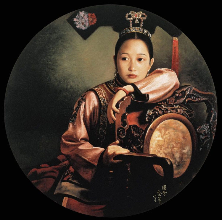 ?lmalerei: Einsame Frauen in der Verbotenen Stadt