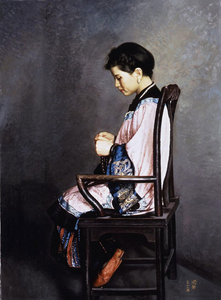 ?lmalerei: Einsame Frauen in der Verbotenen Stadt