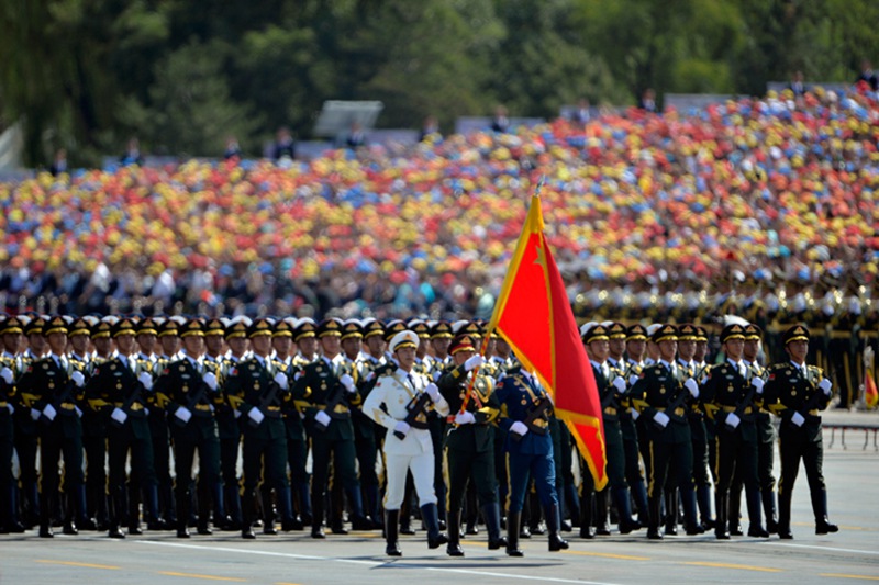 China feiert den Sieg im Zweiten Weltkrieg