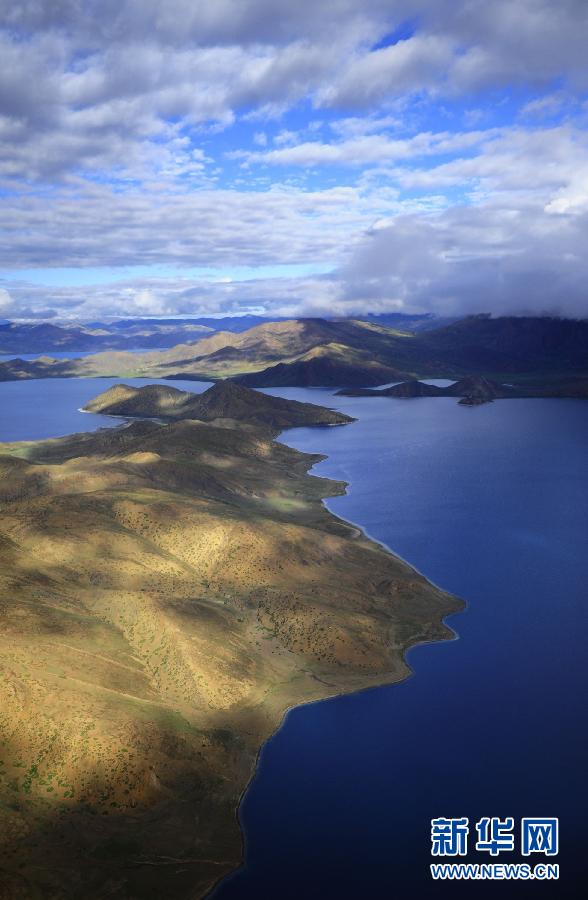 Der heilige See Yamzhog Yumco