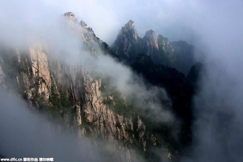 Mystisches Wolkenmeer auf dem Huangshan