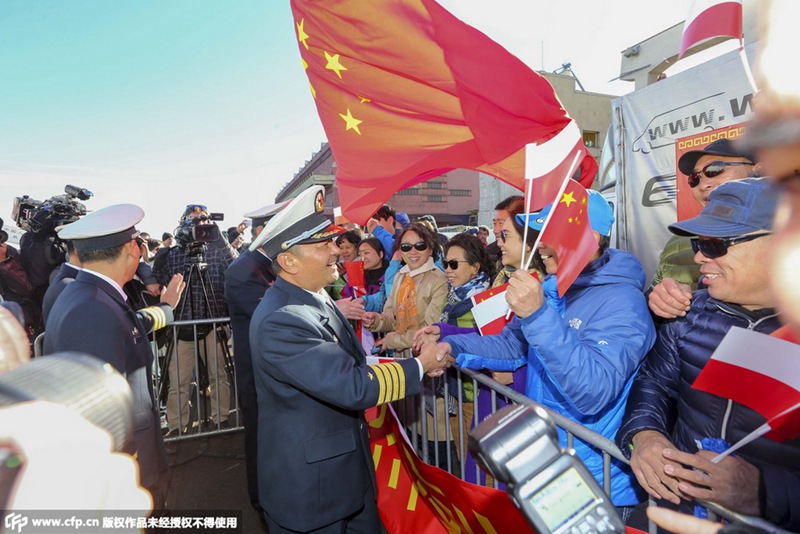 Chinesische Flotte besucht erstmals Polen