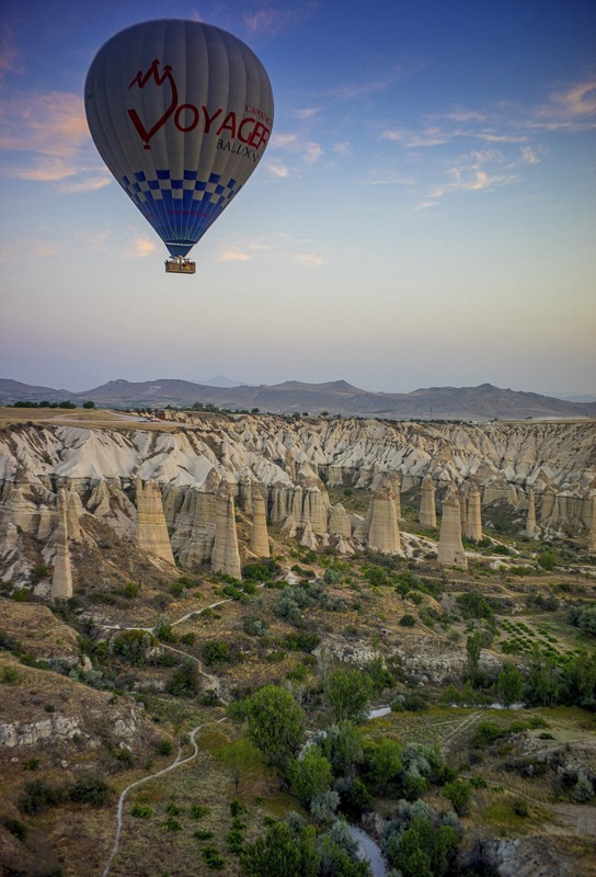 Im Hei?luftballon über Kappadokien