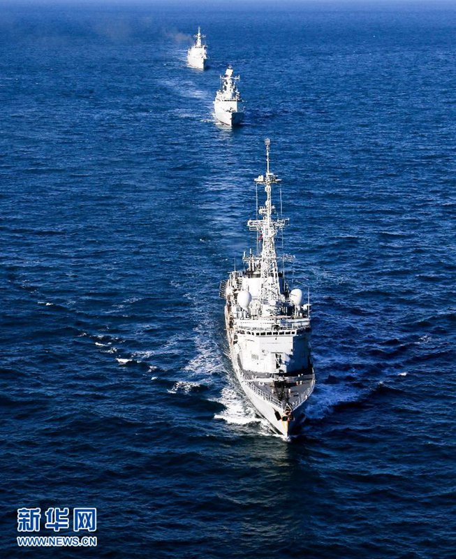 Chinesische und franz?sische Marine üben im ?rmelkanal