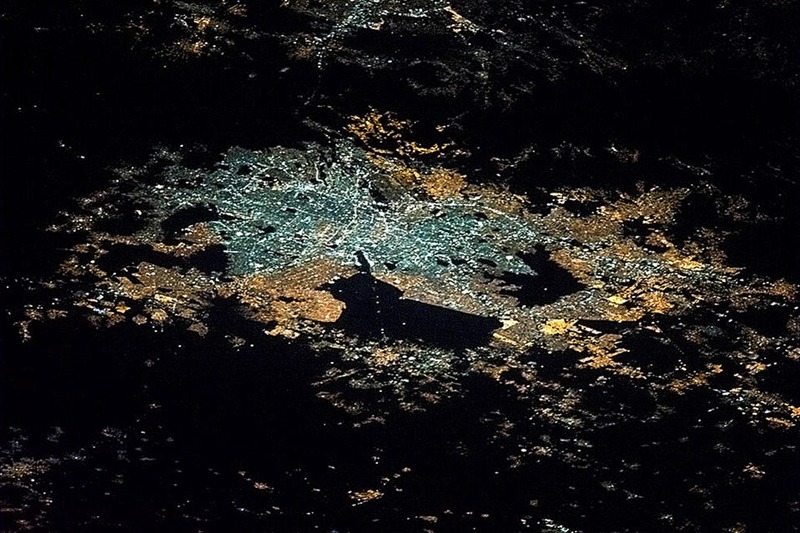 Die Erde aus der Perspektive eines Astronauten 