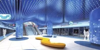 überblick über den Disneyland-Park Shanghai