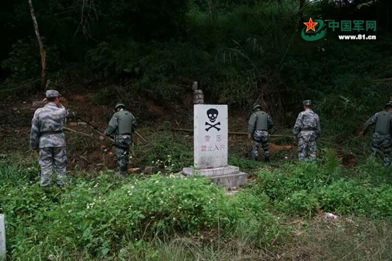 PLA entmint die sino-vietnamesische Grenze