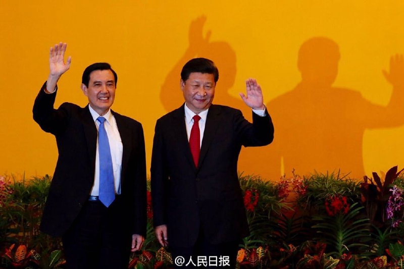 Historisches Treffen zwischen Xi und Ma in Singapur