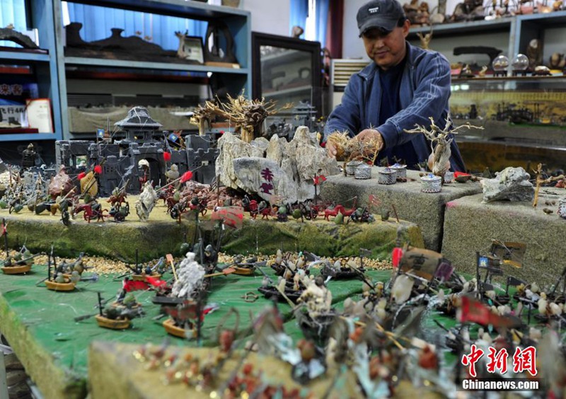 Historische Schlachten aus Stein