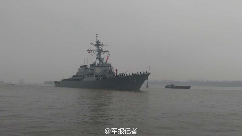 US-Kriegsschiff besucht Shanghai