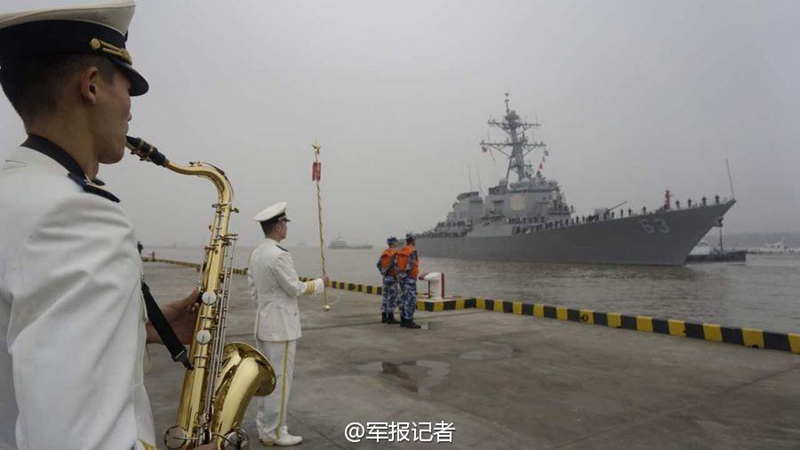US-Kriegsschiff besucht Shanghai