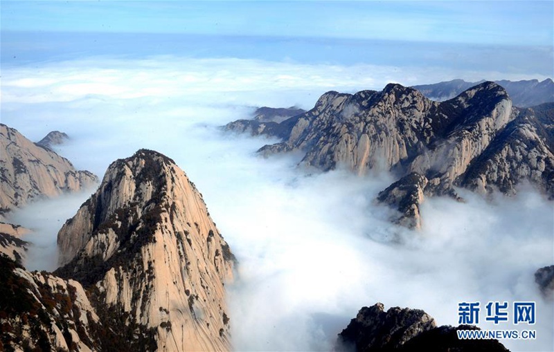 Der Huashan im Wolkenmeer