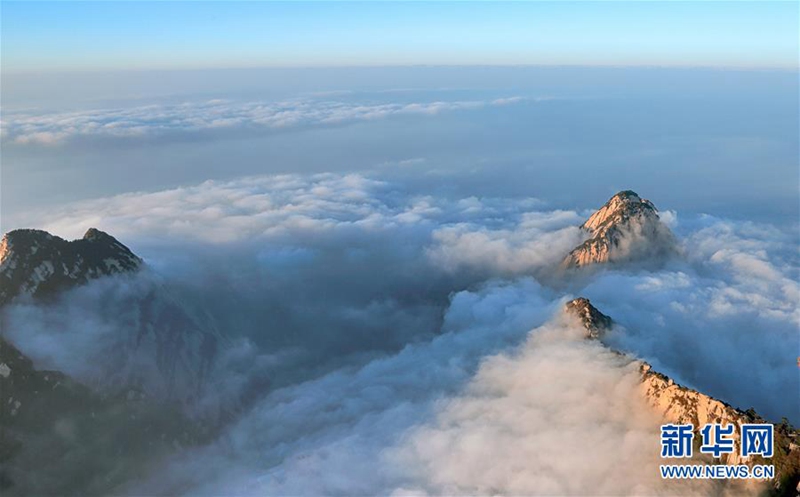 Der Huashan im Wolkenmeer