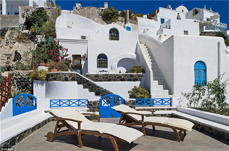 Die sch?nsten Felsenh?user am Meer