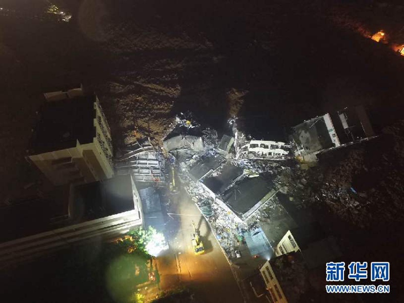 Schwerer Erdrutsch in Shenzhen