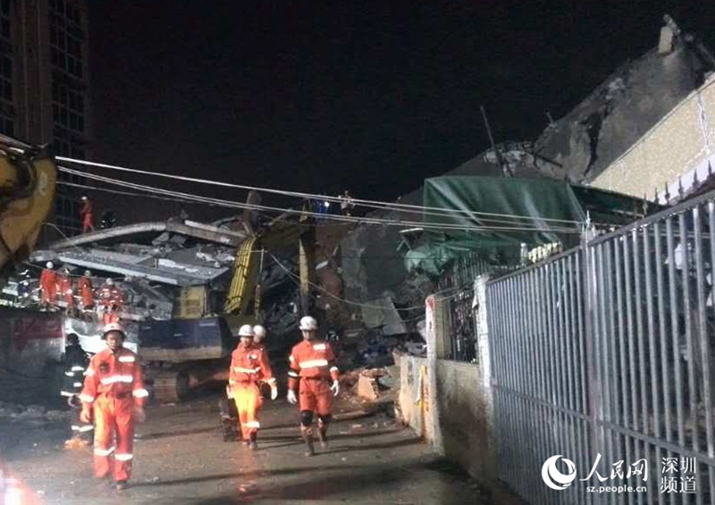 Schwerer Erdrutsch in Shenzhen