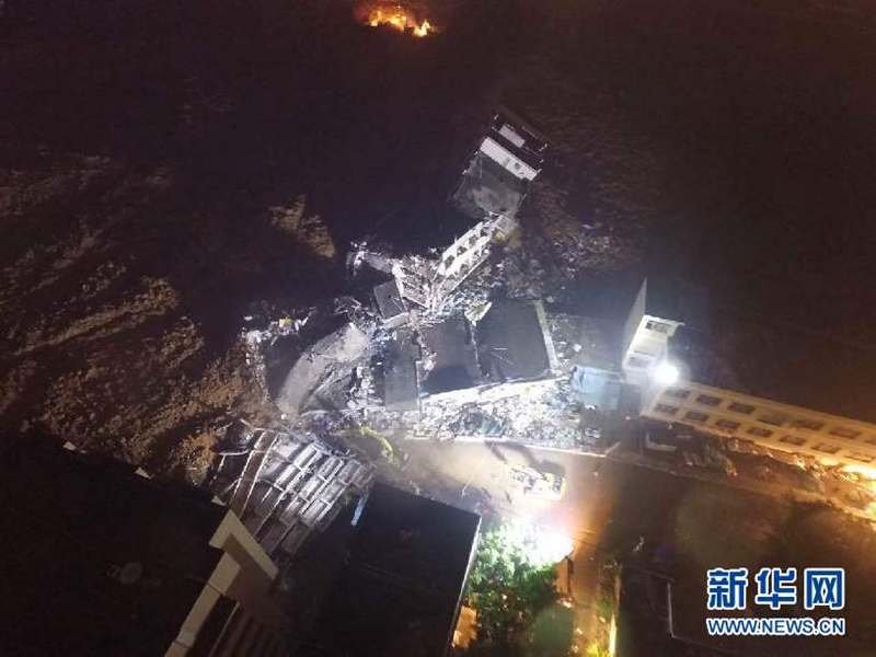 Schwerer Erdrutsch in Shenzhen