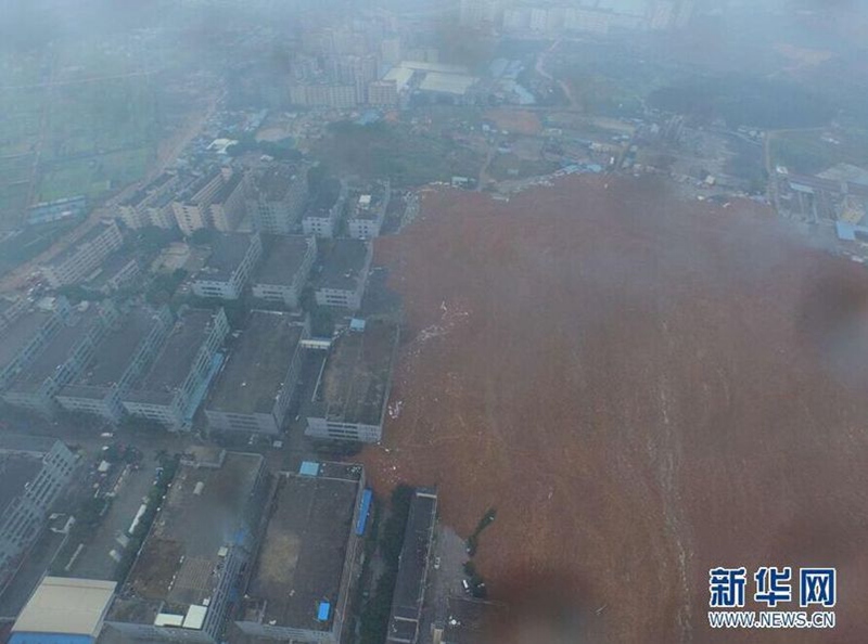 Schwerer Erdrutsch in Shenzhen