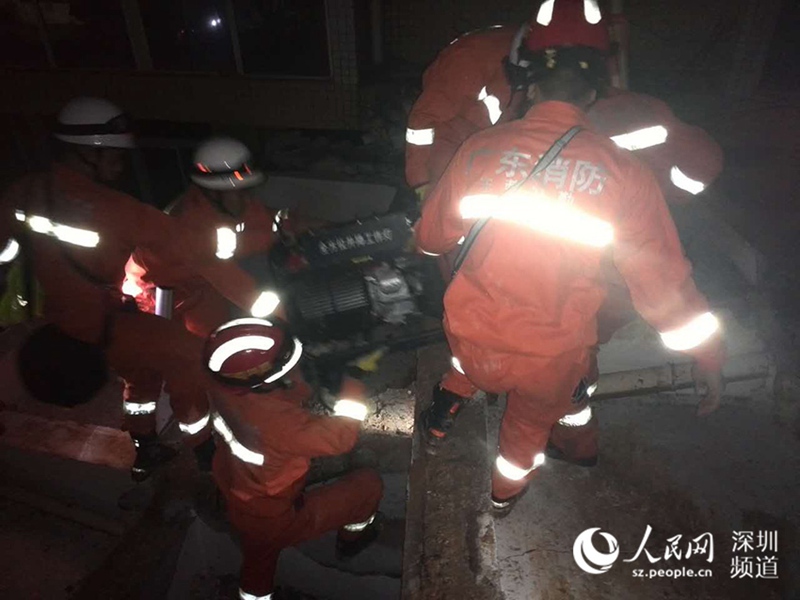 Schwerer Erdrutsch in Shenzhen