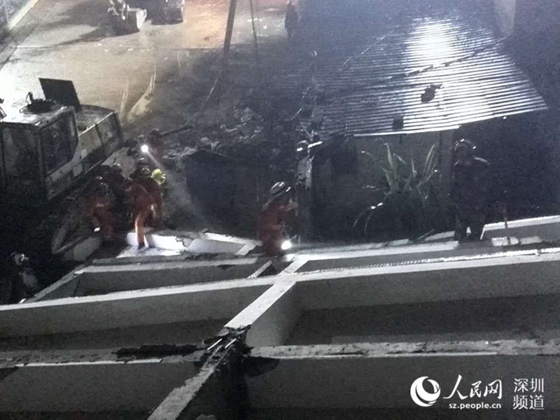 Schwerer Erdrutsch in Shenzhen