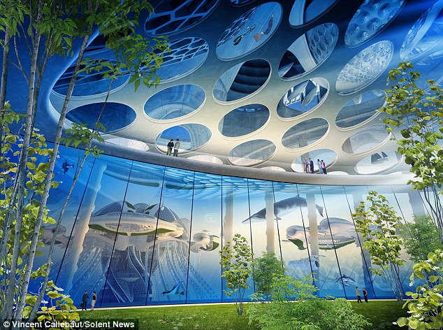 Entwurf für den ersten Wolkenkratzer im Wasser