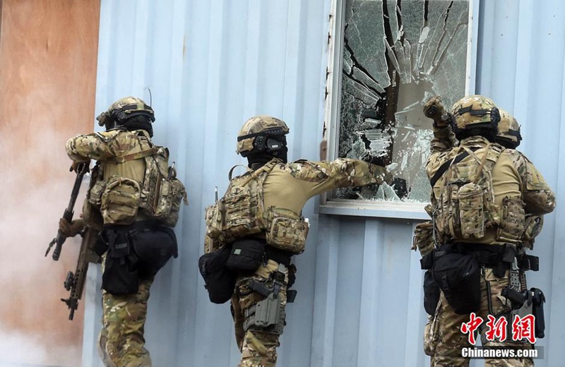 Tag der Offenen Tür an der Hongkonger Polizeiakademie