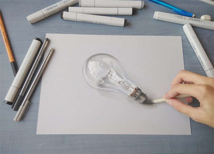 19-J?hriger aus Indien malt wunderbare 3D-Bilder