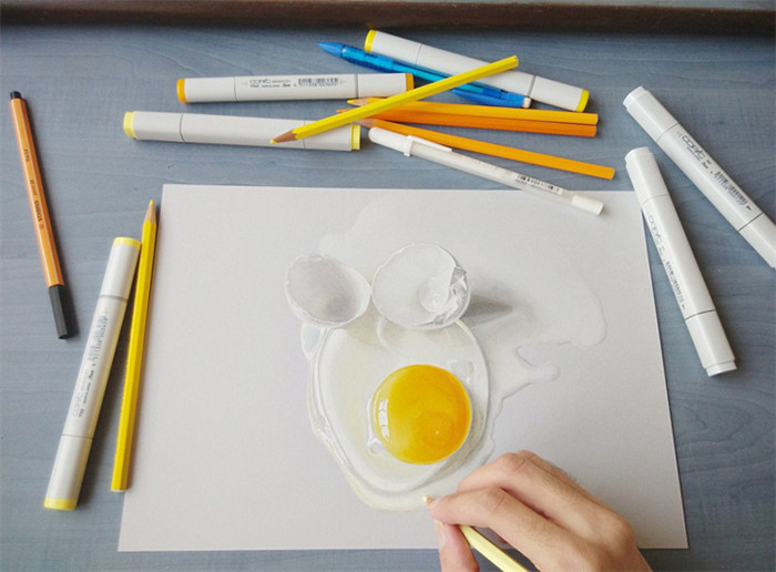 19-J?hriger aus Indien malt wunderbare 3D-Bilder