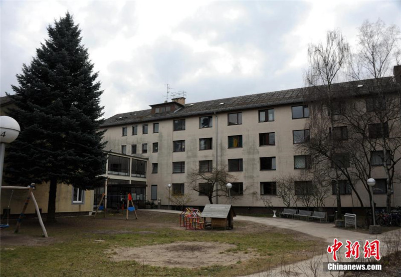 Besuch eines Flüchtlingsheims in Berlin