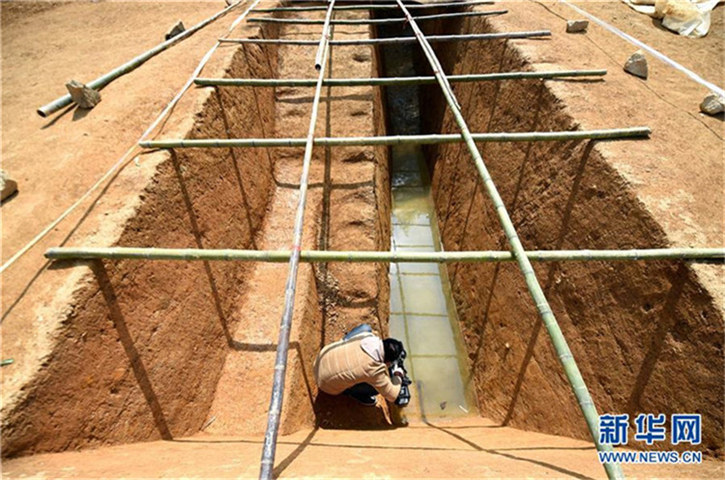 Chinas bisher ?ltestes Wasserbauwerk in Hangzhou entdeckt