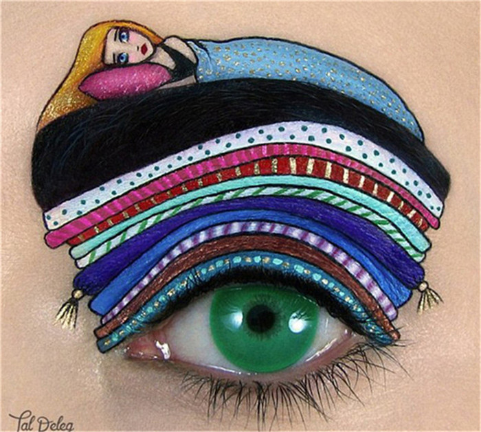 Israelische Künstlerin verwandelt Augen in M?rchenwelt