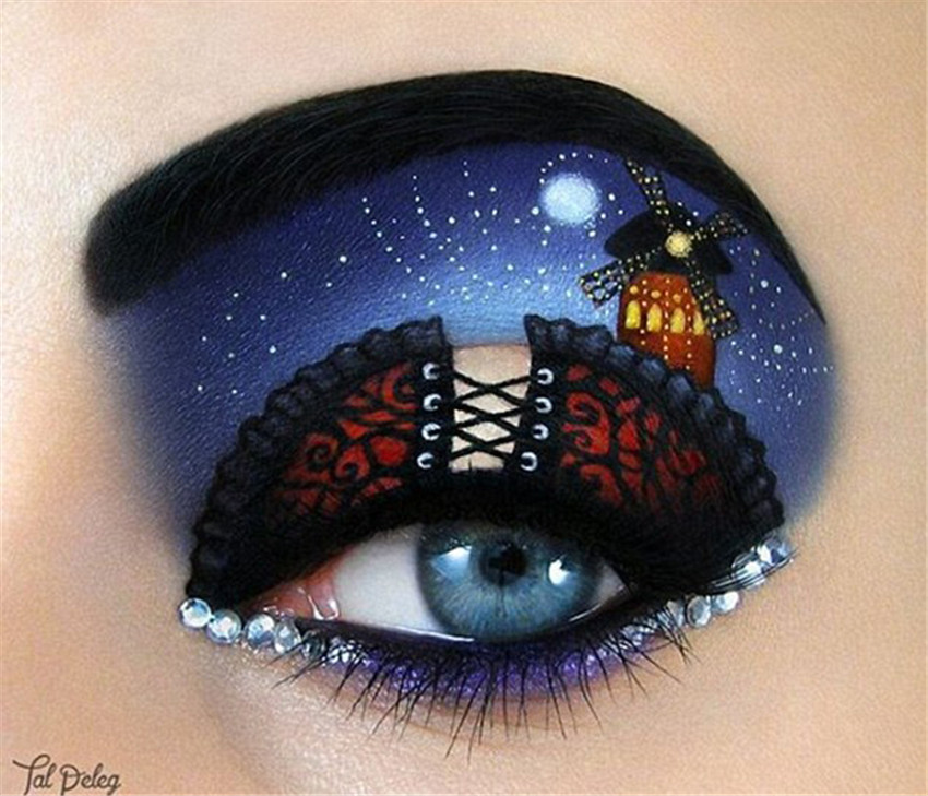 Israelische Künstlerin verwandelt Augen in M?rchenwelt