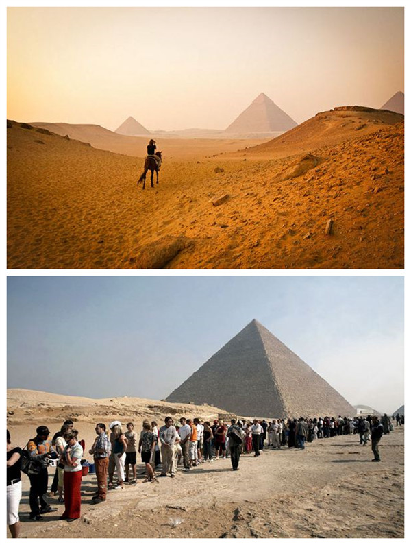 Weltweite Sehenswürdigkeiten zwischen Ideal und Wirklichkeit