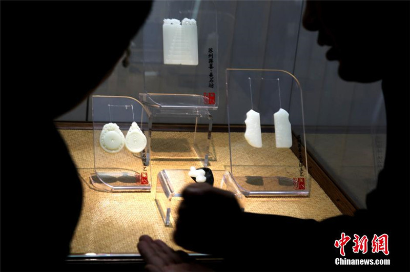 Ausstellung von Jadeschnitzereien in Beijing