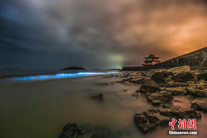 Meeresleuchten in Fujian