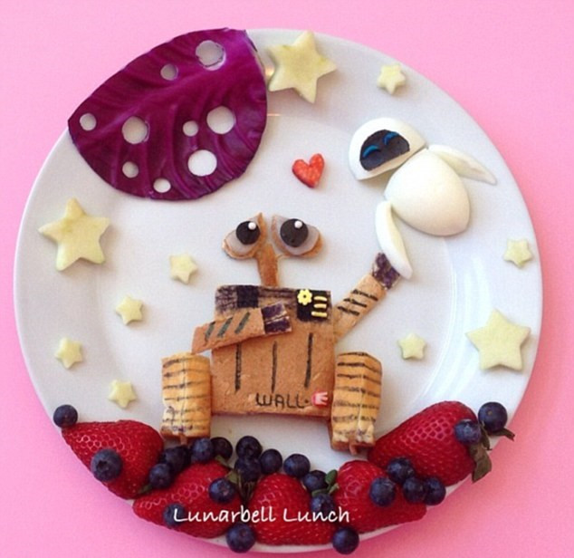 Eine Mutter kocht mit Liebe und Fantasie