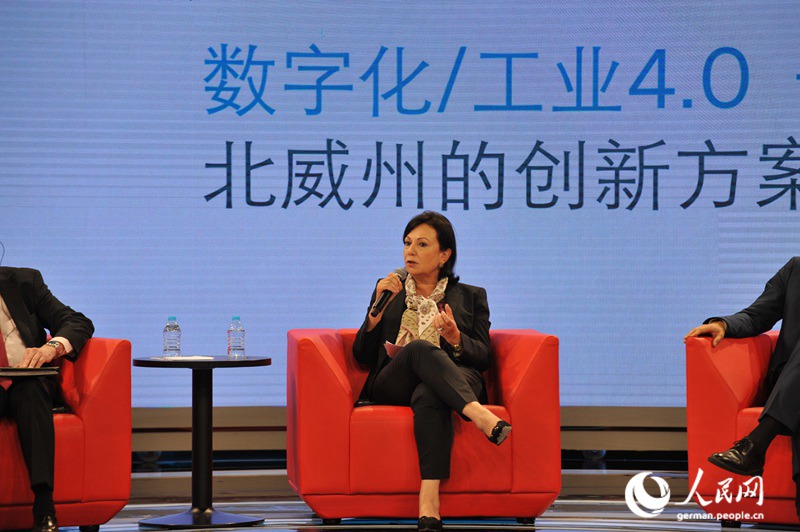 Pressekonferenz des Bundeslandes Nordrhein-Westfalen in Beijing