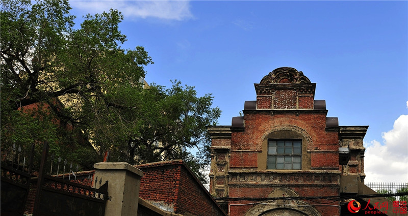 Hundertj?hrige Kirche in den Gassen Harbins