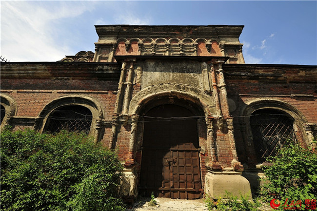 Hundertj?hrige Kirche in den Gassen Harbins