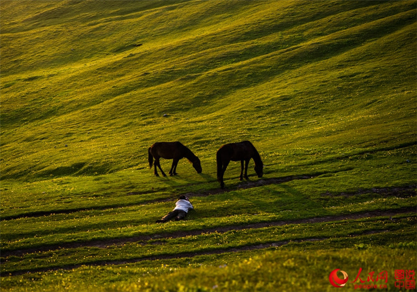 Faszinierender Sayram-See in Xinjiang
