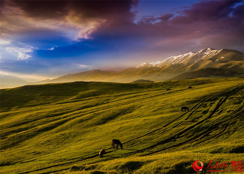 Faszinierender Sayram-See in Xinjiang