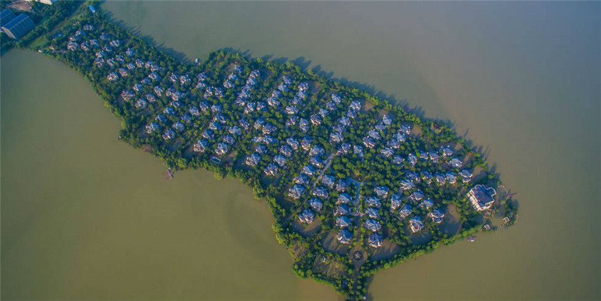 Hochwasser: Villenviertel in Wuhan wird zur isolierten Insel