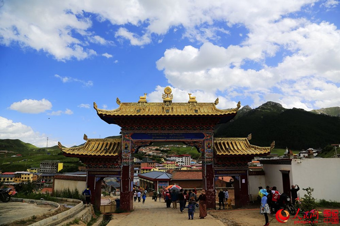 Wundersch?ner Langmu-Tempel