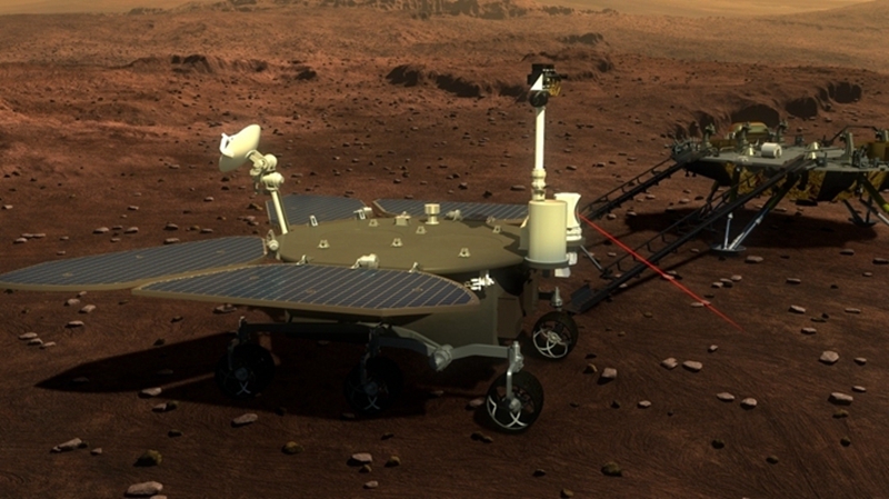 Chinas Rover soll 2021 auf dem Mars landen